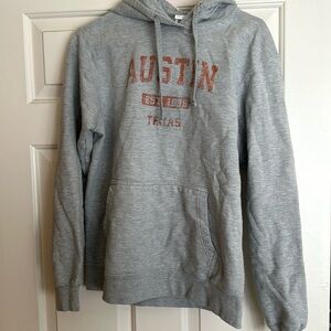 Gray austin texas hoodie